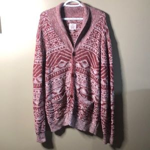 Lucky Brand oversized grandpa sweater